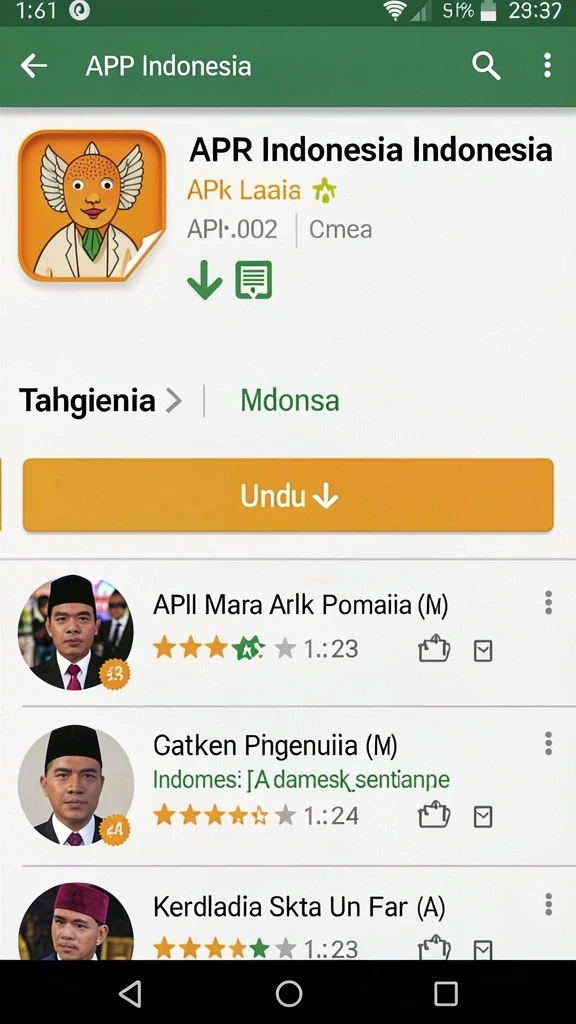 hokitime - Tampilan antarmuka yang bersih dan atraktif.