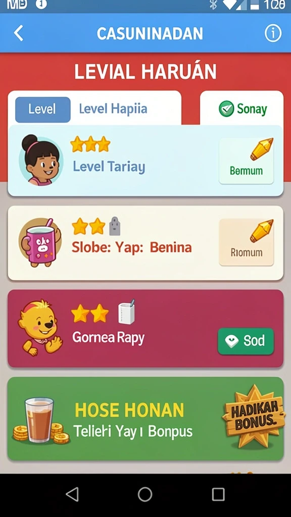 miototo - Tampilan antarmuka yang bersih dan menarik.
