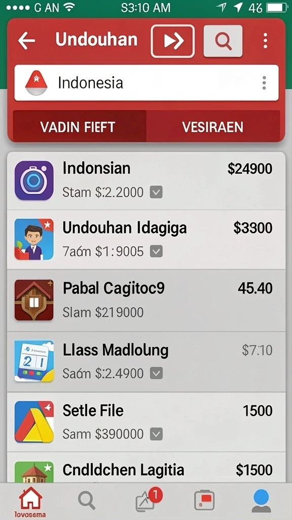 remi101 - Tampilan awal aplikasi yang menarik dan user-friendly.