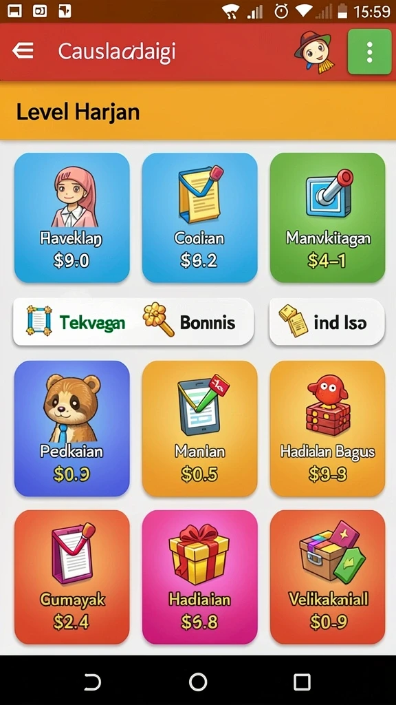 ular288 - Tampilan antarmuka yang menarik dan user-friendly.